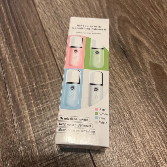 Face Hydration Sprayer USB Nano Facial Mister Handy Cool Mist Spray Machine NEW! - Picture 1 of 4